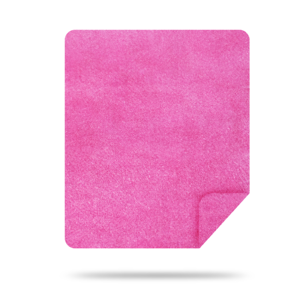 ROSE FUCHSIA DBL SIDED 60 X 84 BLANKET