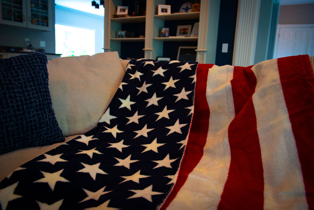 Stars & Stripes Blanket 60"x72"