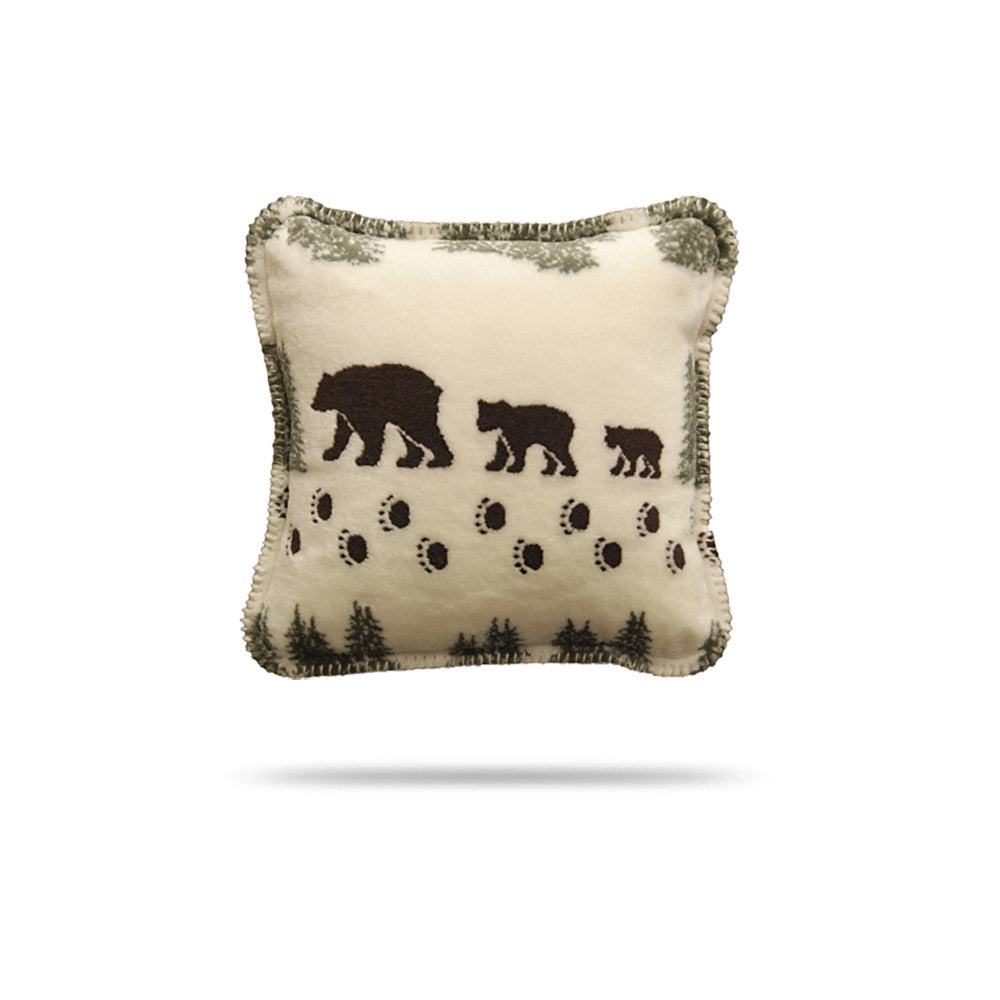 Pearl Denali Bear Pillow