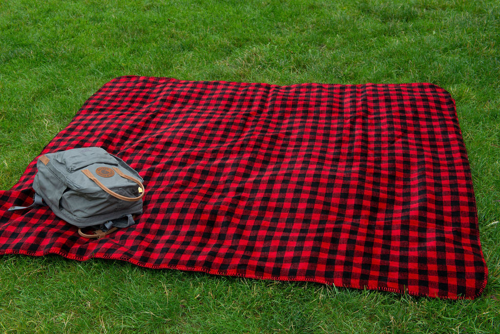 Red Black Buffalo Check Blanket