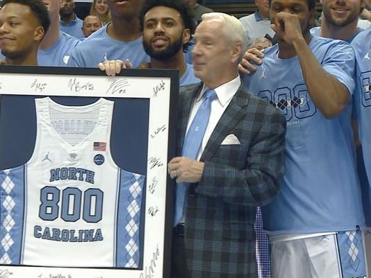 Roy Williams' 800 Wins