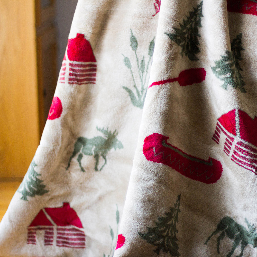 Moose Camp Blanket 60"x72"