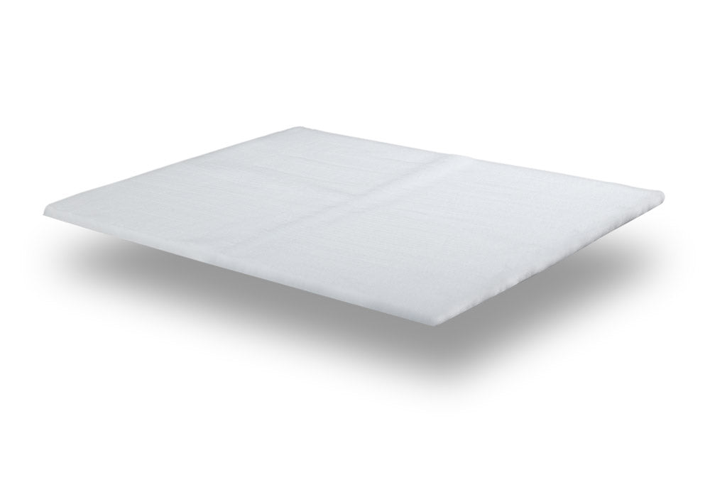 Alpha Fleece STANDARD GRADE Decubitus Bed Pads - White (10-Pack)