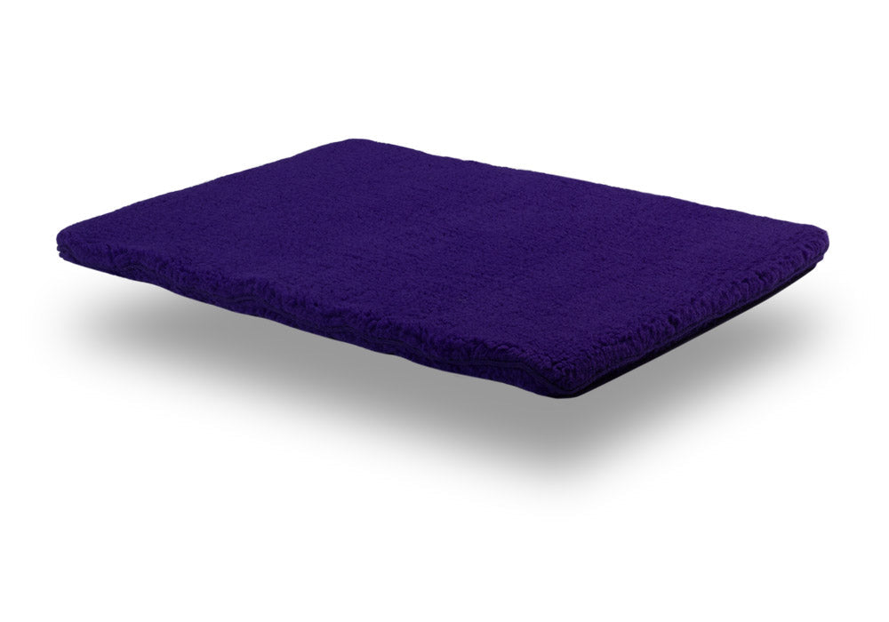Unreal Lambskin Two-Sided Brute Pet Bed, Purple 18"x 24"