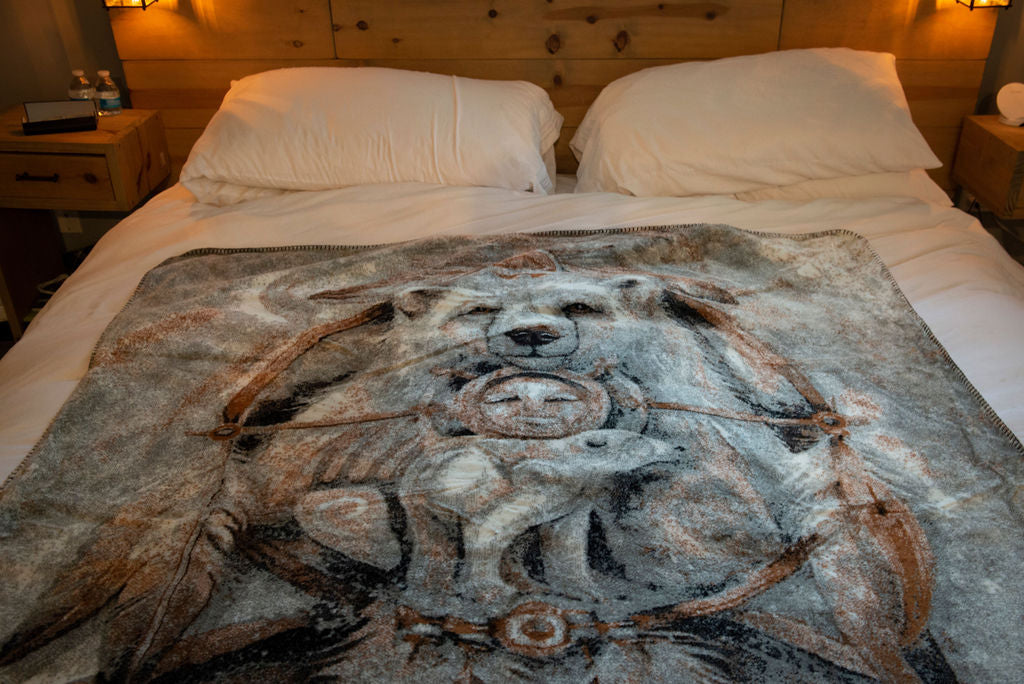 Spirit Bear Blanket 60"x72"