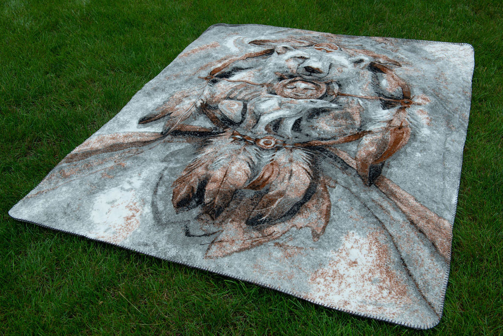 Spirit Bear Blanket 60"x72"