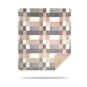 Gray Plaid Blanket