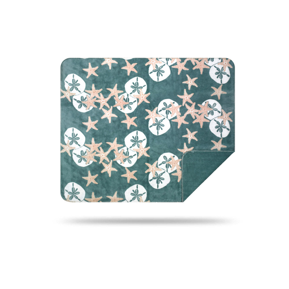 Starfish & Sand Dollars Blanket 60"x72"