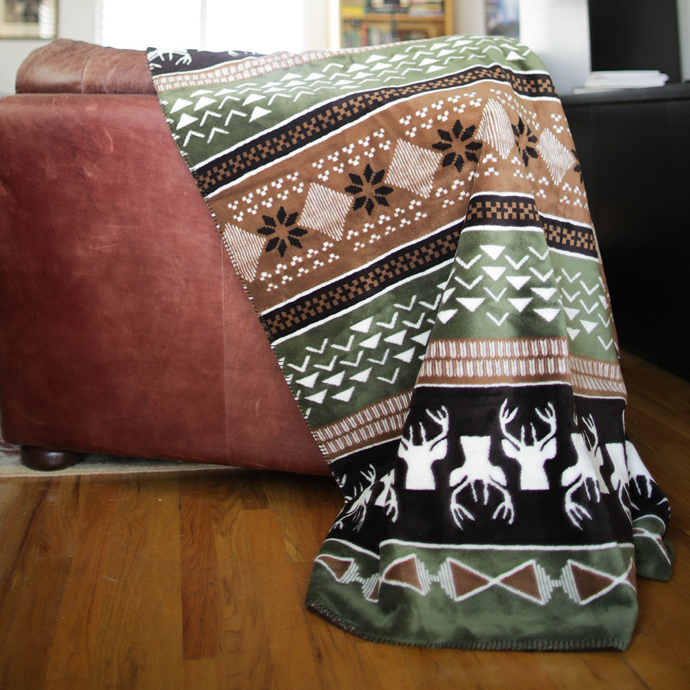 Nordic Deer Blanket 60"x72"