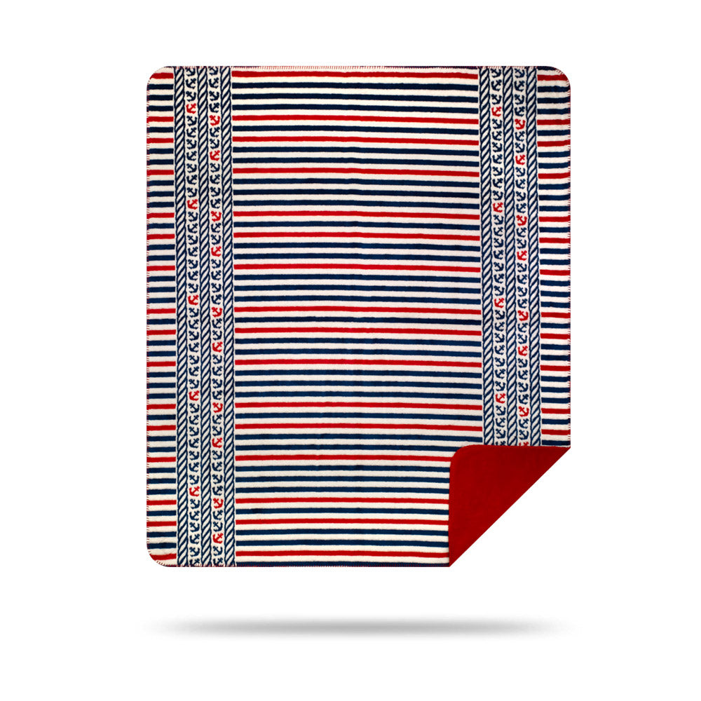 Captain's Stripes Blanket 60"X72"