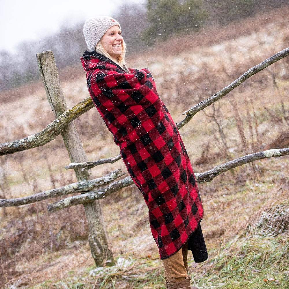 Large Bunk House Plaid Blanket 60"x72"