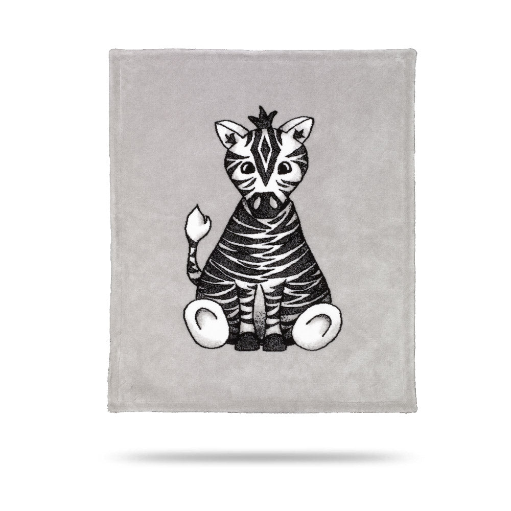 Baby Zebra Sterling Baby Blanket