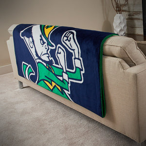 Notre Dame Fighting Irish Throw Blanket Denali Home Collection