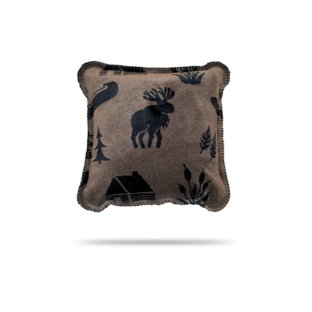 Taupe Camp Pillow