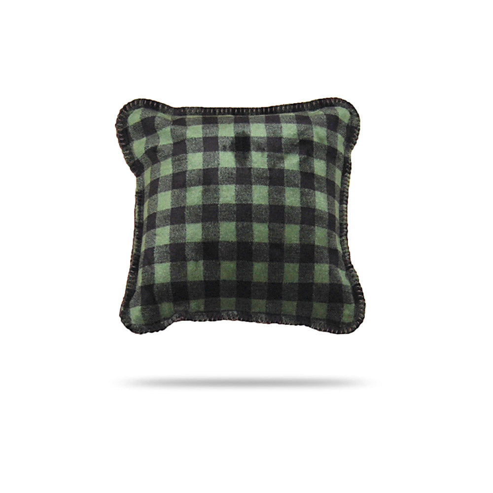 Thyme Chocolate Buffalo Check Pillow