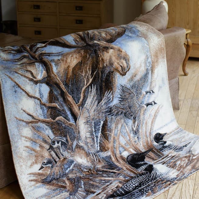 Moose-Sometimes Blanket 60"x72"