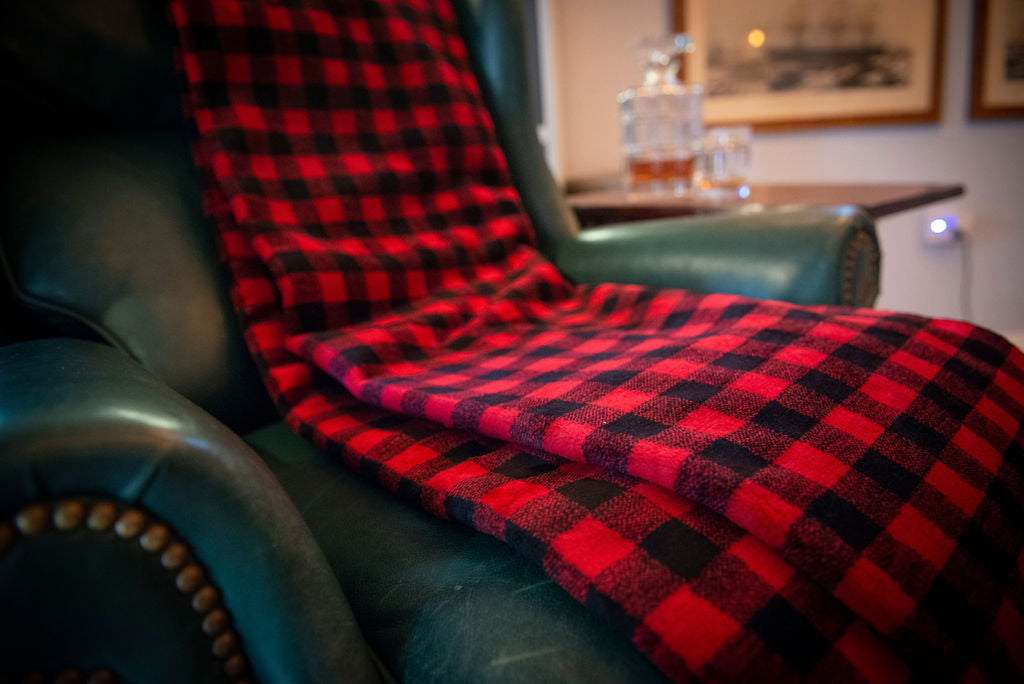 Red Black Buffalo Check Blanket